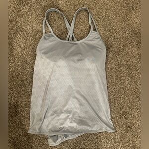 Light Gray Strappy Tank Top